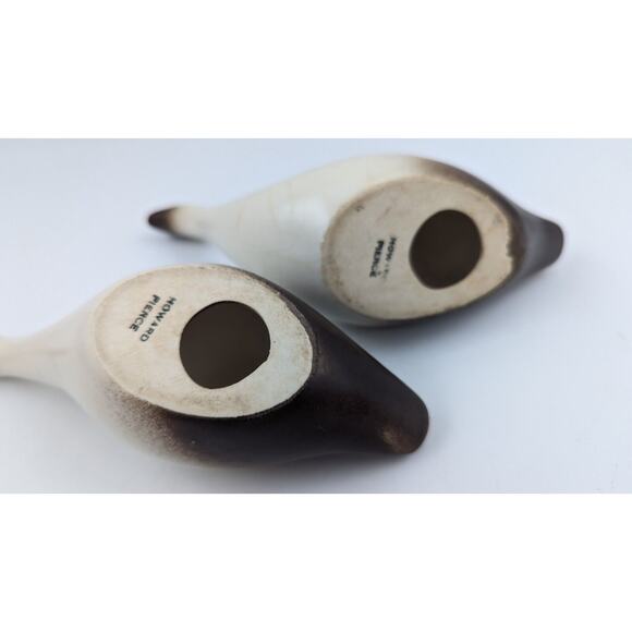 Howard Pierce Pottery Pair Bird Geese Goose Set of 2 Figurines Mid Century - Picture 5 of 9